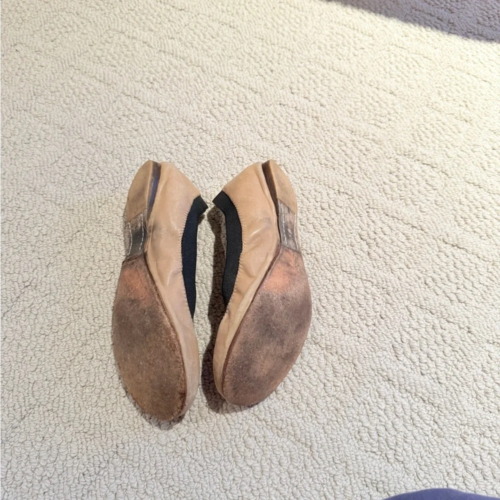 Tory Burch Black & Tan Ballet Flats